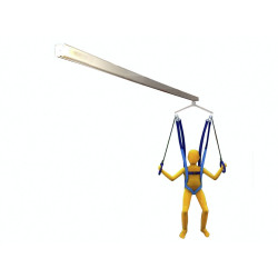 Модуль для активної реабілітації з механічним стельовим підйомником