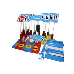 Навчальна гра на підлозі "Абетка дорожнього руху" АЛ 404